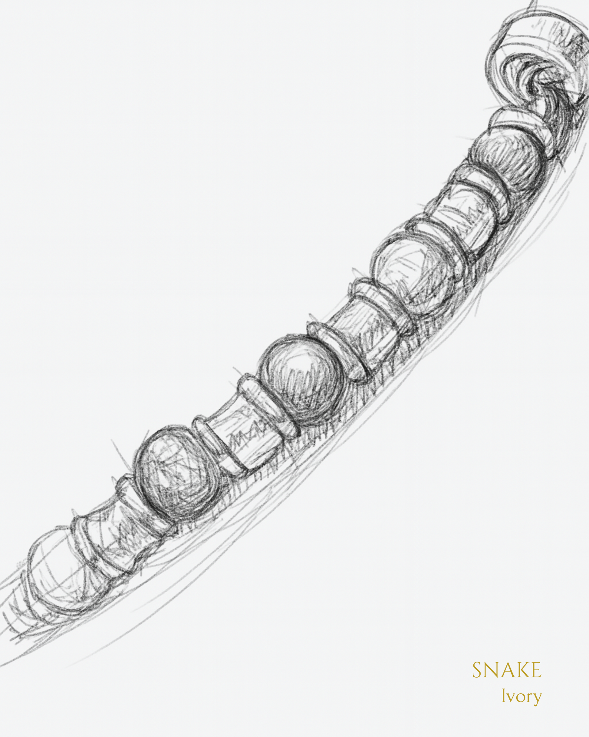 Snake - Ivory